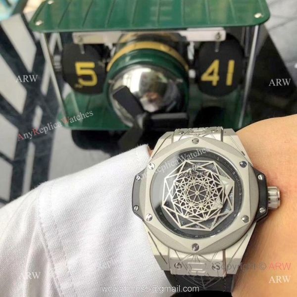Low Price Replica Hublot Big Bang Sang Bleu Rose Gold watches 2