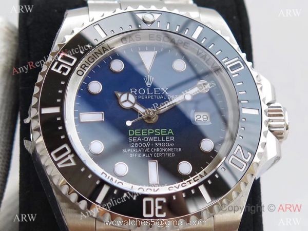 Best 1:1 Replica VR &8216;MAX Version Rolex Deepsea D-Blue Dial Watch 44mm 2