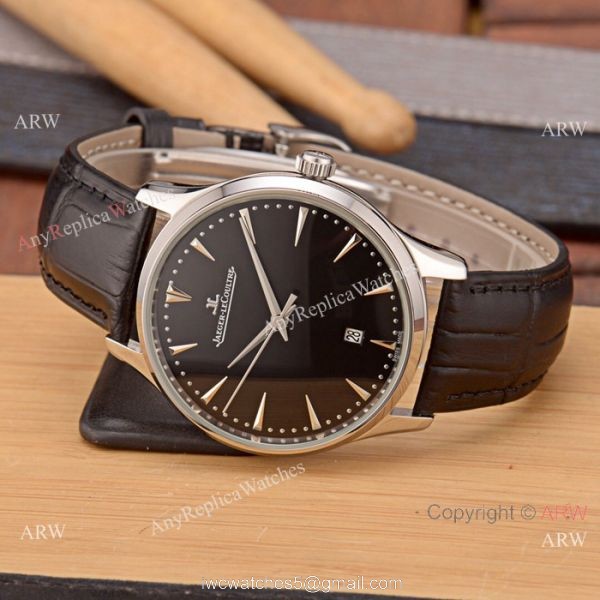 Best Copy Jaeger-LeCoultre Master Rose Gold Silver Face Watch Simple Design 2