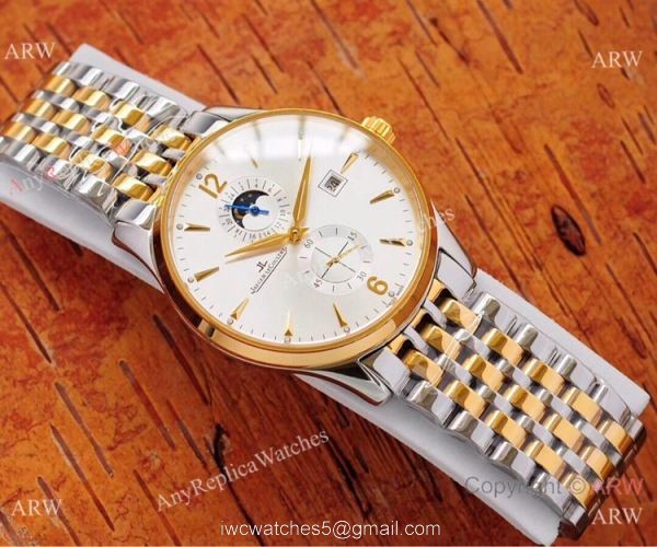 2019 Copy Jaeger-LeCoultre Master Moonphase Stainless Steel Watch 2