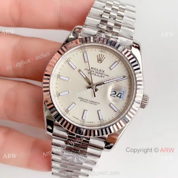 Replica Rolex Datejust II Swiss 2824 White Dial Watch AR Factory 2