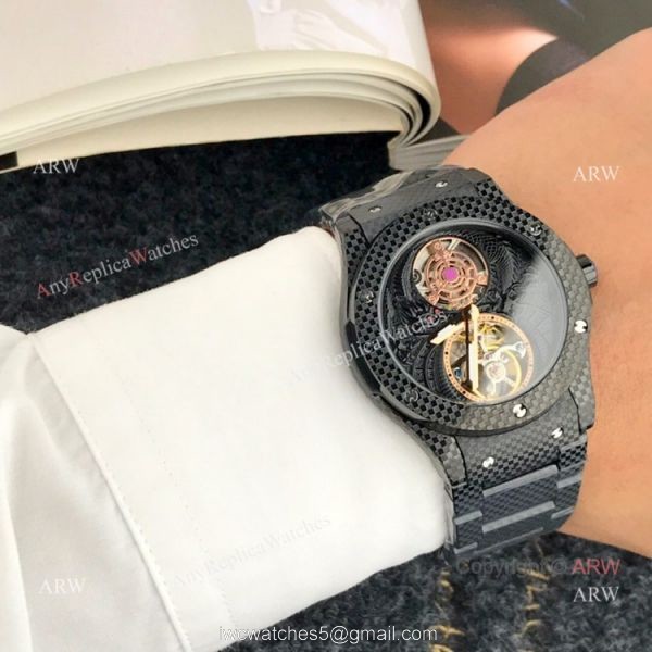 High Quality Hublot Classic Fusion Tourbillon Men Watch Rose Gold 2