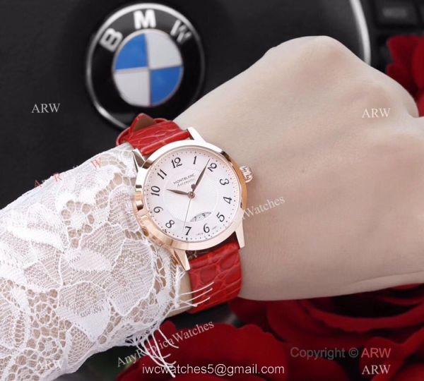 Swiss Grade 1 Fake Montblanc Boheme Date Automatic Watch Lady Size 2