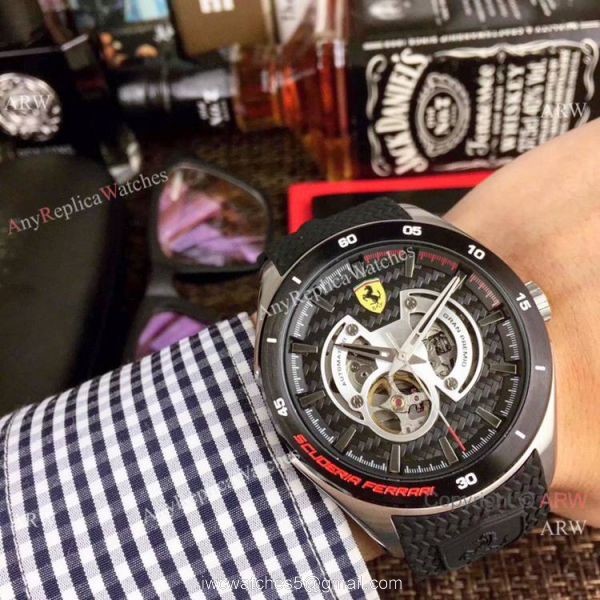 Lamborghini Gran Premio Automatic Men Watch SS Black Bezel 2