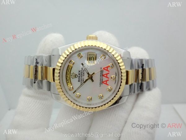 Rolex Day Date 2-Tone Watch Rolex Presidential Replica Watch 36mm 2