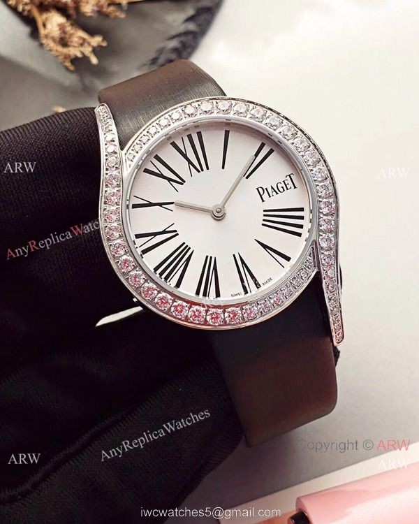 Replica Piaget Limelight Gala SS Green Dial Ladies Watch Quartz Movement 2