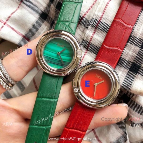 Copy Piaget Ladies Watches Silver Diamond Case Silver Face 2
