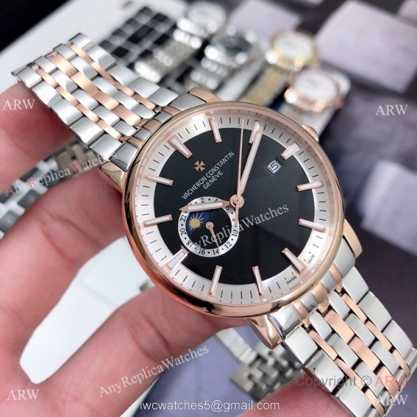Vacheron Constantin Geneve Moonphase Watches 40mm Two Tone 2