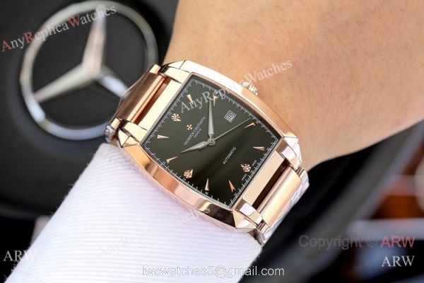 Copy Vacheron Constantin Malte Stainless Steel White Face Watch 40mm 2