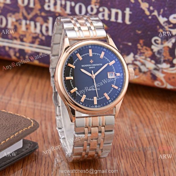 Vacheron Constantin Copy Geneve 2-Tone Rose Gold Watches 2