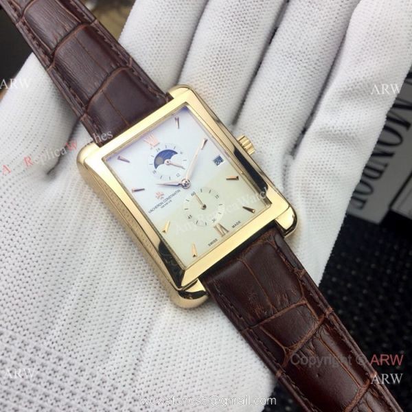 Replica Vacheron Constantin geneve SS Black Dial Watch Low Price 2