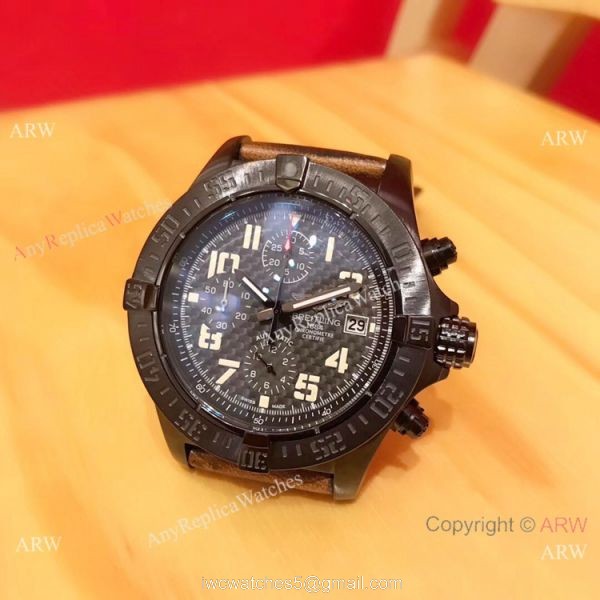 New Copy Breitling Super Avenger II 43mm Watch Black Steel 2