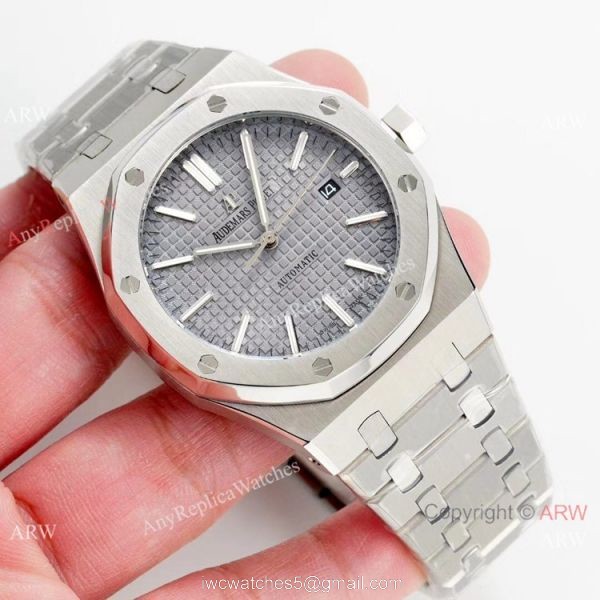 AP Audemars Piguet Royal Oak Selfwinding Stainless Steel Blue Watches New Replica 2