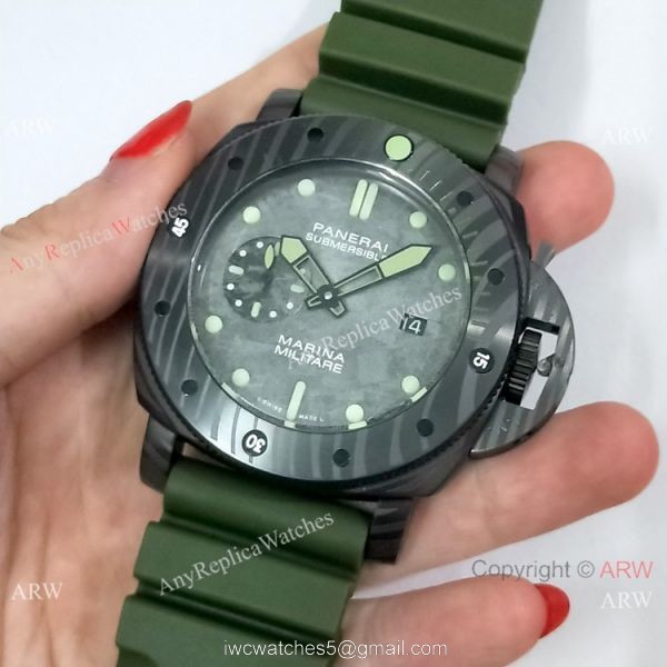 Panerai Submersible Marina Militare Carbotech Special Edition PAM961 Watch 2019 Replica 2