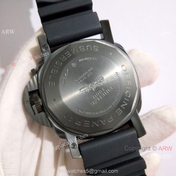 Replica Panerai Submersible Rubber Strap Carbotech Carbon PAM 960 2