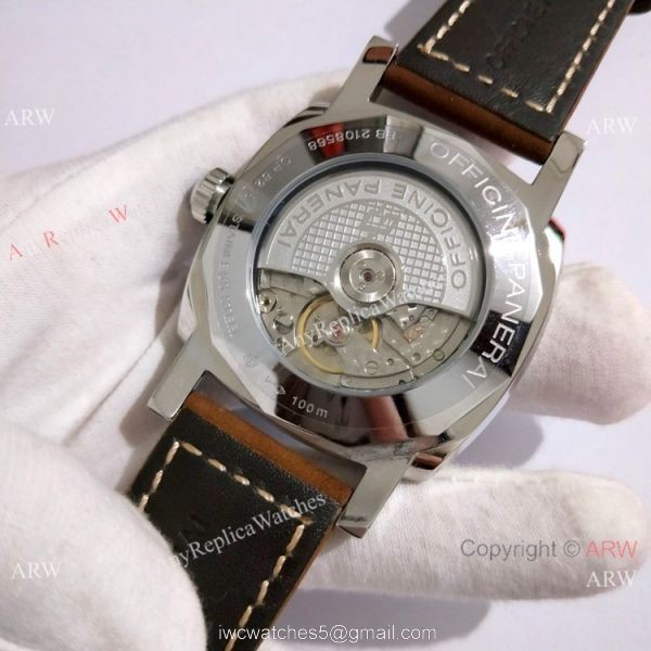 Best Copy Radiomir Panerai SS Brown Leather Strap Watch PAM 619 2
