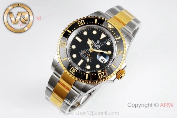 1:1 Replica Rolex Sea-Dweller 43mm Real 18K Two Tone watch VR Factory Watch 2