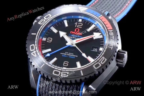 Omega Seamaster Planet Ocean Deep Black 8906 VSF Black Dial Watch Super Clone 2