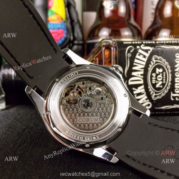 Corum Bubble Skull Stainless Steel Watch Best Replica Corum Watches 2