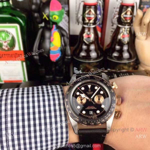 Tudor Heritage Black Bay 2-Tone Black Bezel Automatic Watch Best Replica 2