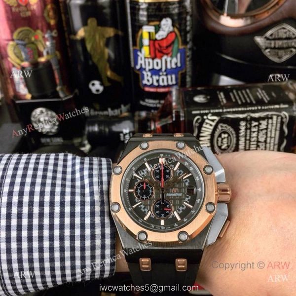 Copy AP Royal Oak offshore Michael Schumacher SS Chronograph Watches 2