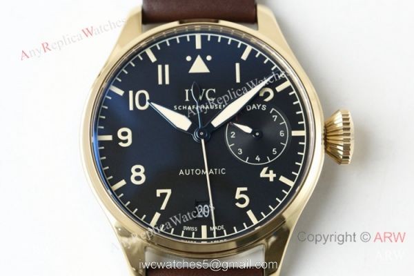 Swiss Grade 1 Replica IWC Big Pilots Heritage IW501005 Gold Watch 2