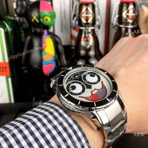 High Quality Konstantin Chaykin Joker Dracula Stianless Steel Black Bezel Watch 42mm 2
