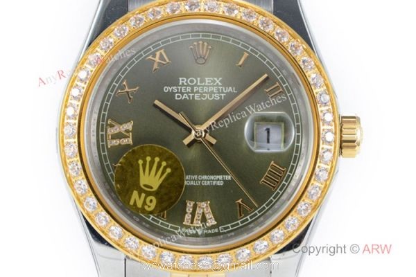 Super Clone Rolex Datejust II 2-Tone Jubilee Grey Dial Watch 2