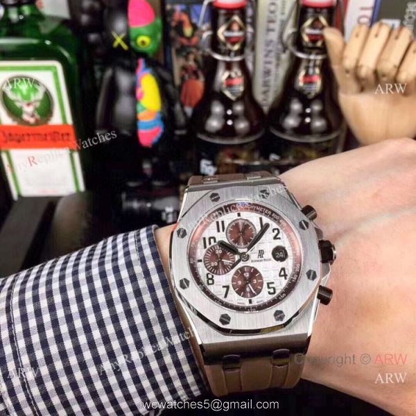 Copy Audemars Piguet Royal Oak offshore Men Watches Blue Dial Automatic 2