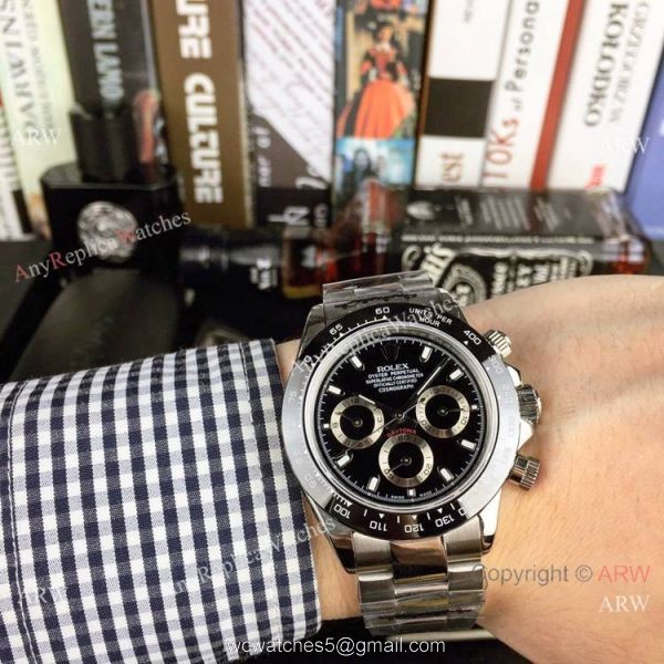 Rolex Daytona SS Blue Dial 40mm Watch Buy High Quality Any Watch Replica 2