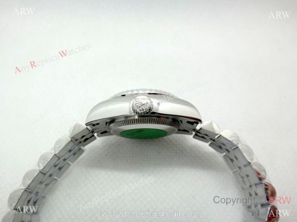 Copy Rolex Datejust 26mm Women Watch Stainless Steel Silver Dial 2