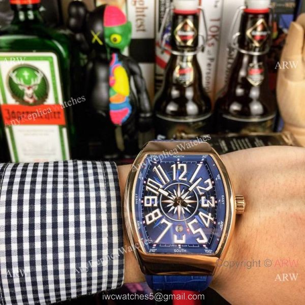 Copy Franck Muller Vanguard All Black Watch High Quality Watches 2