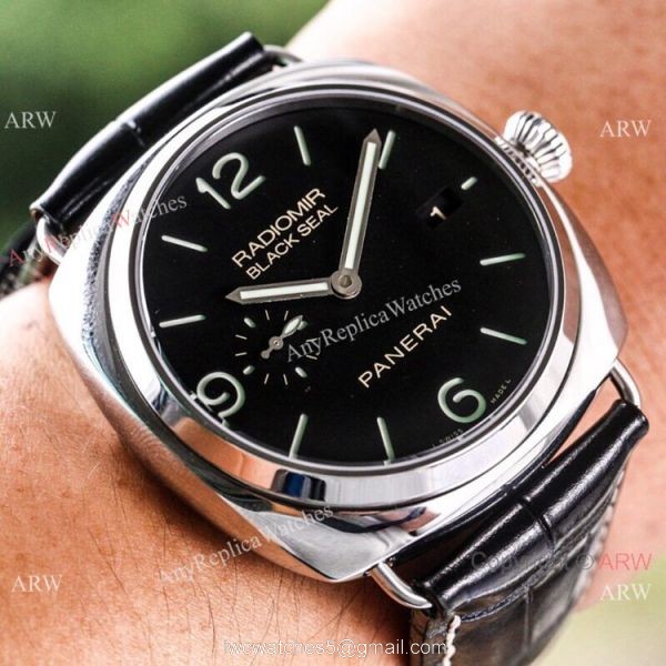 (VS) Swiss Copy Panerai Radiomir Black Seal 3 Days Automatic Watch Black Dial 2