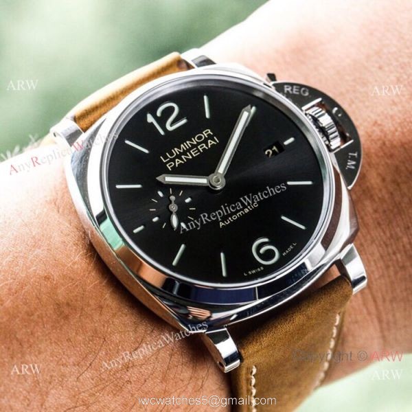 (VS) Best Replica Panerai Pam 904 Luminor Due 1950 Watch Ss Gray Dial 2