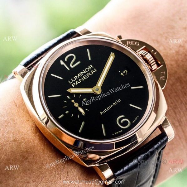 (VS) Best Copy Swiss Panerai Luminor Limited edition Rose Gold Men Watch 2
