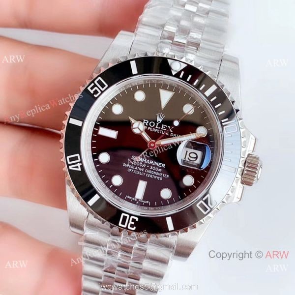 SWISS Rolex Submariner EW Factory 3135 Watch Stainless Steel Jubilee Strap 2