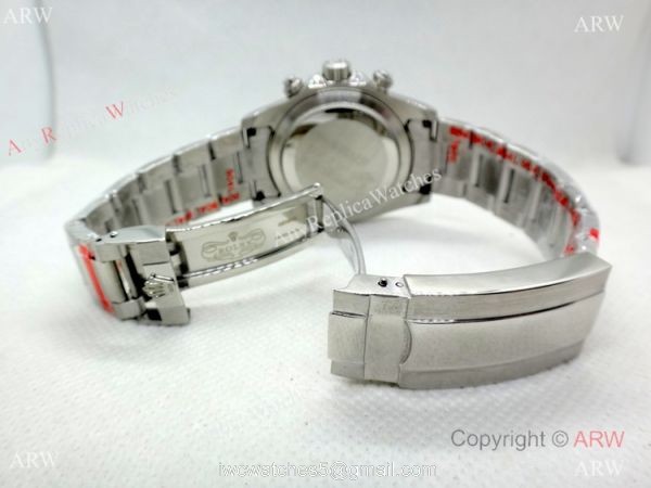 Rolex Daytona Rainbow Replica Watch Stainless Steel Chronograph 40mm 2