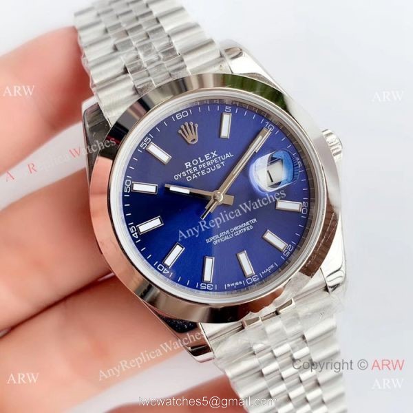 NEW Upgraded Swiss Copy Rolex Datejust II Blue Dial Jubilee Watch (V3) 2
