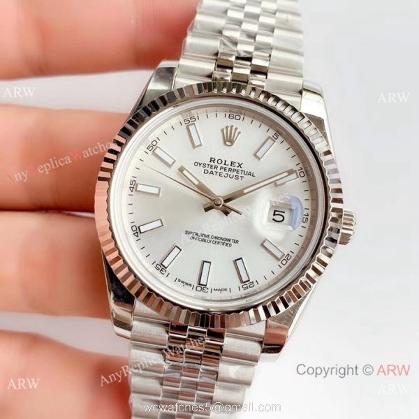 NEW UPGRADED Rolex Datejust II 41mm Silver Dial Jubilee Strap Watch V3 2