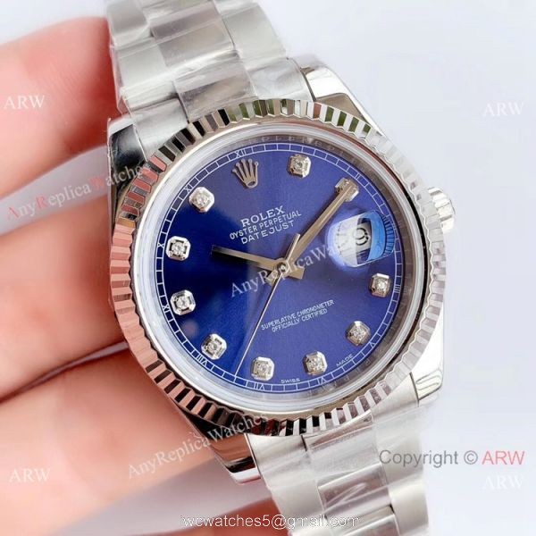 NEW Upgraded V3 Version Rolex Datejust II Blue Dial Oyster Watch Eta3235 2