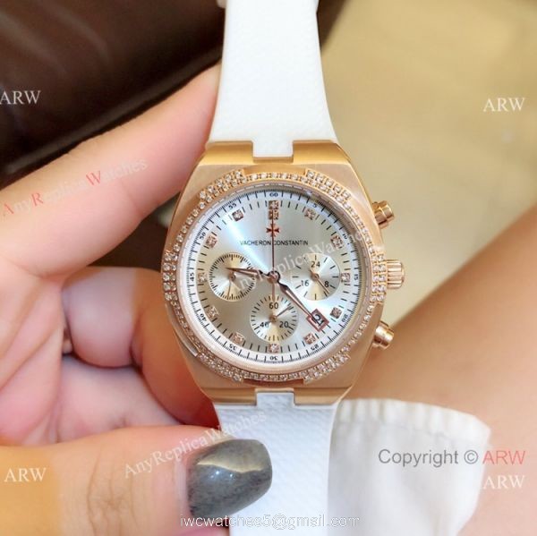 Vacheron Constantin Overseas Rose Gold Chrono Watch Women Vacheron Constantin Copy 2