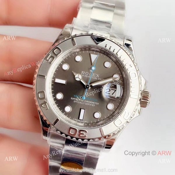 Rolex Yachtmaster 116622 Rhodium Grey Dial Swiss 3135 Noob Factory Watch 2