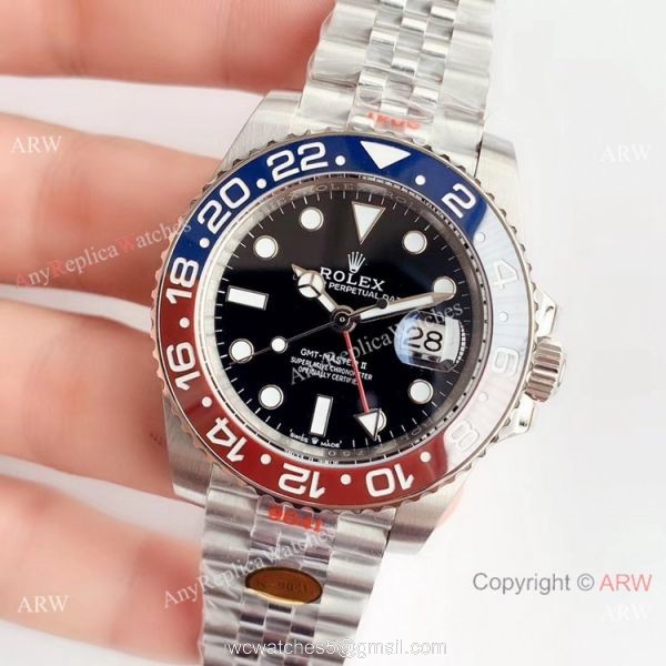 Grade 1A Swiss Rolex GMT Master II Pepsi Jubilee 3285 904L Watch / Noob Factory Watch 2