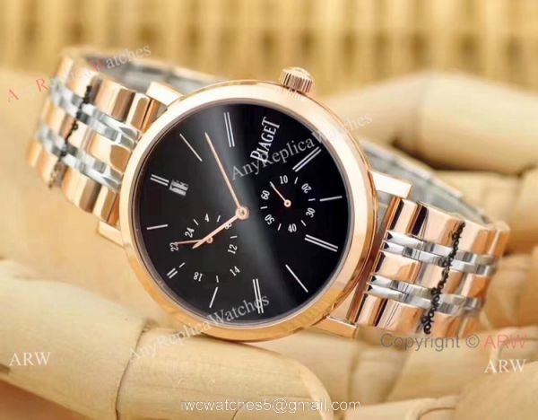 New Replica Piaget Altiplano Two Tone Blue Face Watch 2