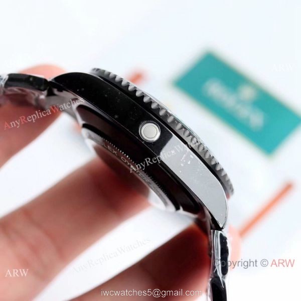 Rolex Sea Dweller 50th Anniversary Replica Watch All Black D-Green Dial KS Factory 2824 Movement 2