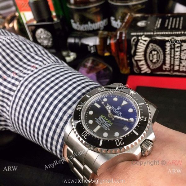 Rolex Deepsea Blue Replica Watch Stainless Steel Automatic Movement 2