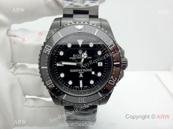 High Quality Copy Rolex Deepsea Mastermind Watch Blacksteel 2
