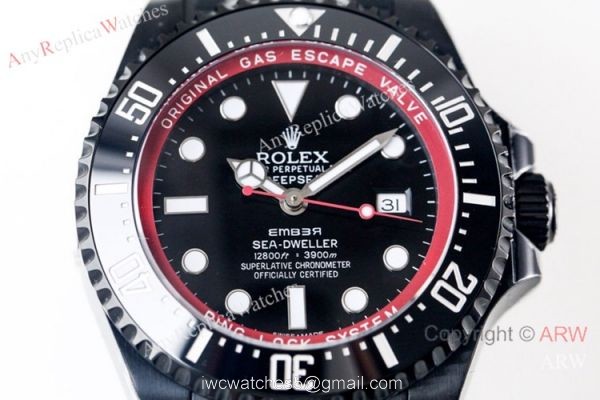 (EX) Swiss Replica Rolex Deepsea BAMFORD Watch Black PVD 44mm 2