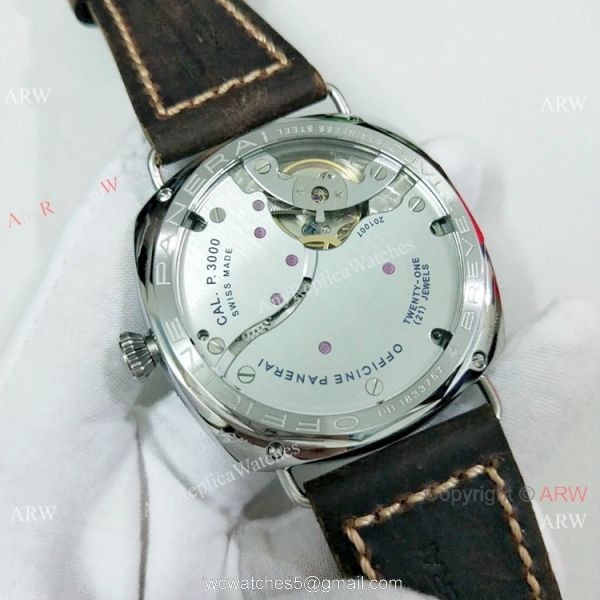 2019 Replica Radiomir Panerai PAM00685 Watch SS Brown Leather Strap 2