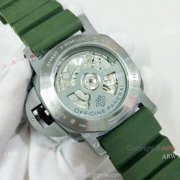 Copy Panerai Luminor Tourbillon GMT Lo Scienziato Green Watch PAM00768 2